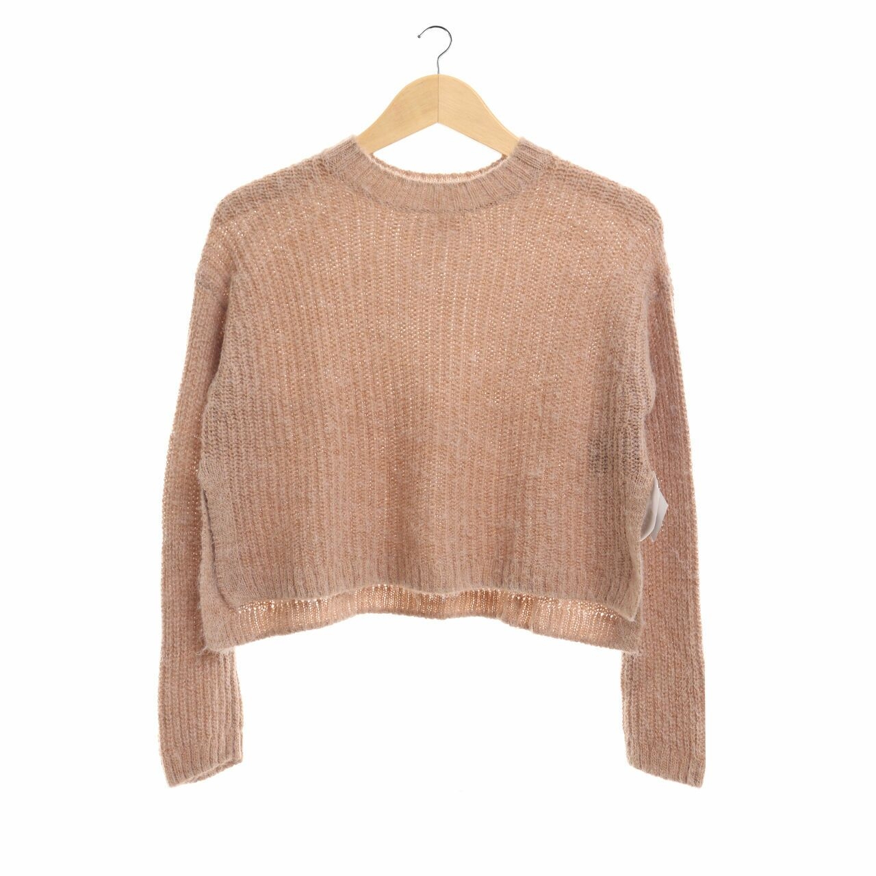 H&M Nude Knit Blouse