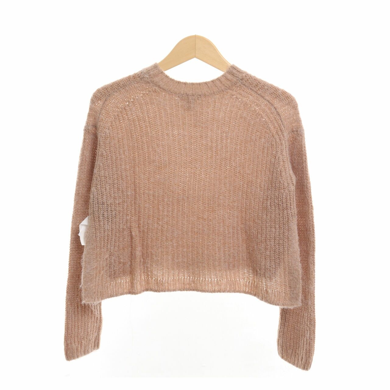 H&M Nude Knit Blouse