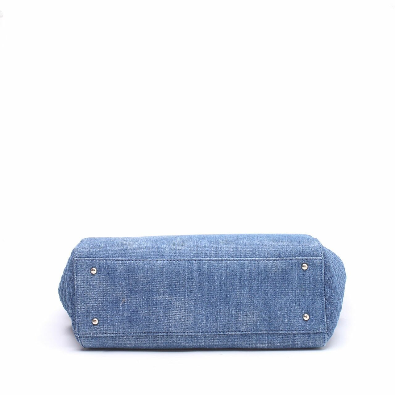 Guess Blue Denim Shoulder Bag