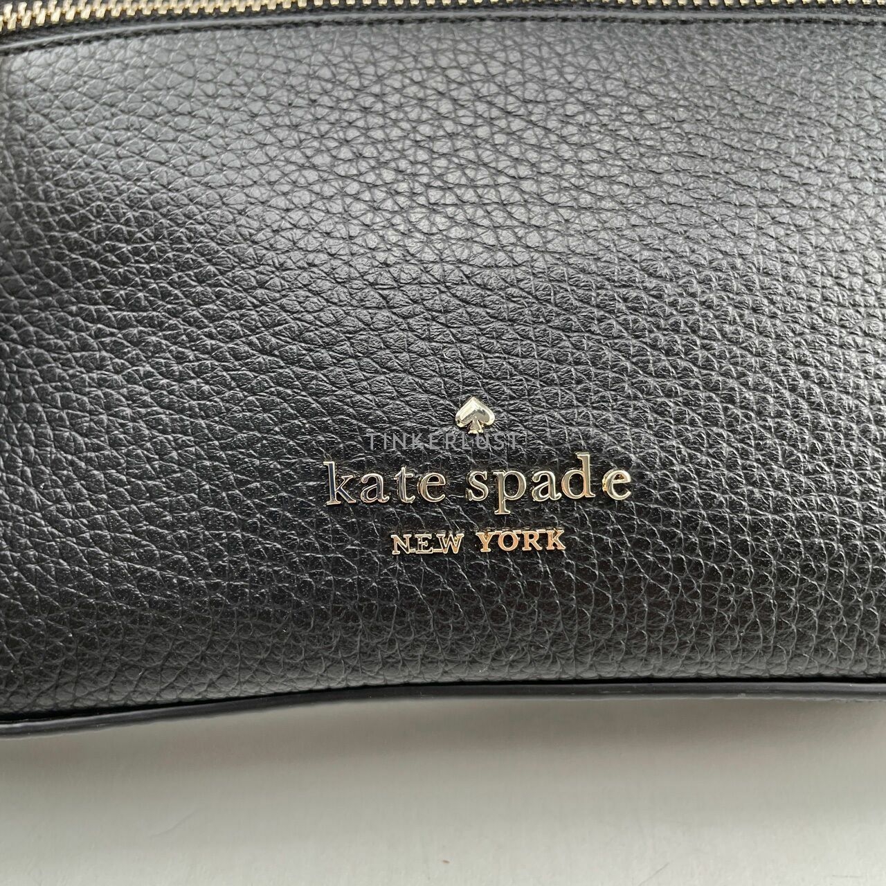 Kate Spade Leila Pebble Leather Convertible Wristlet Black Wallet