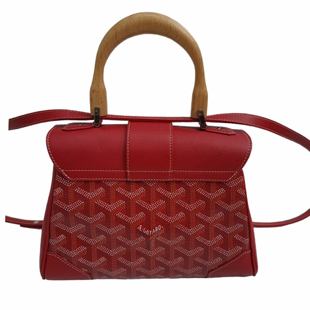 Goyard Mini Saigon Red Satchel