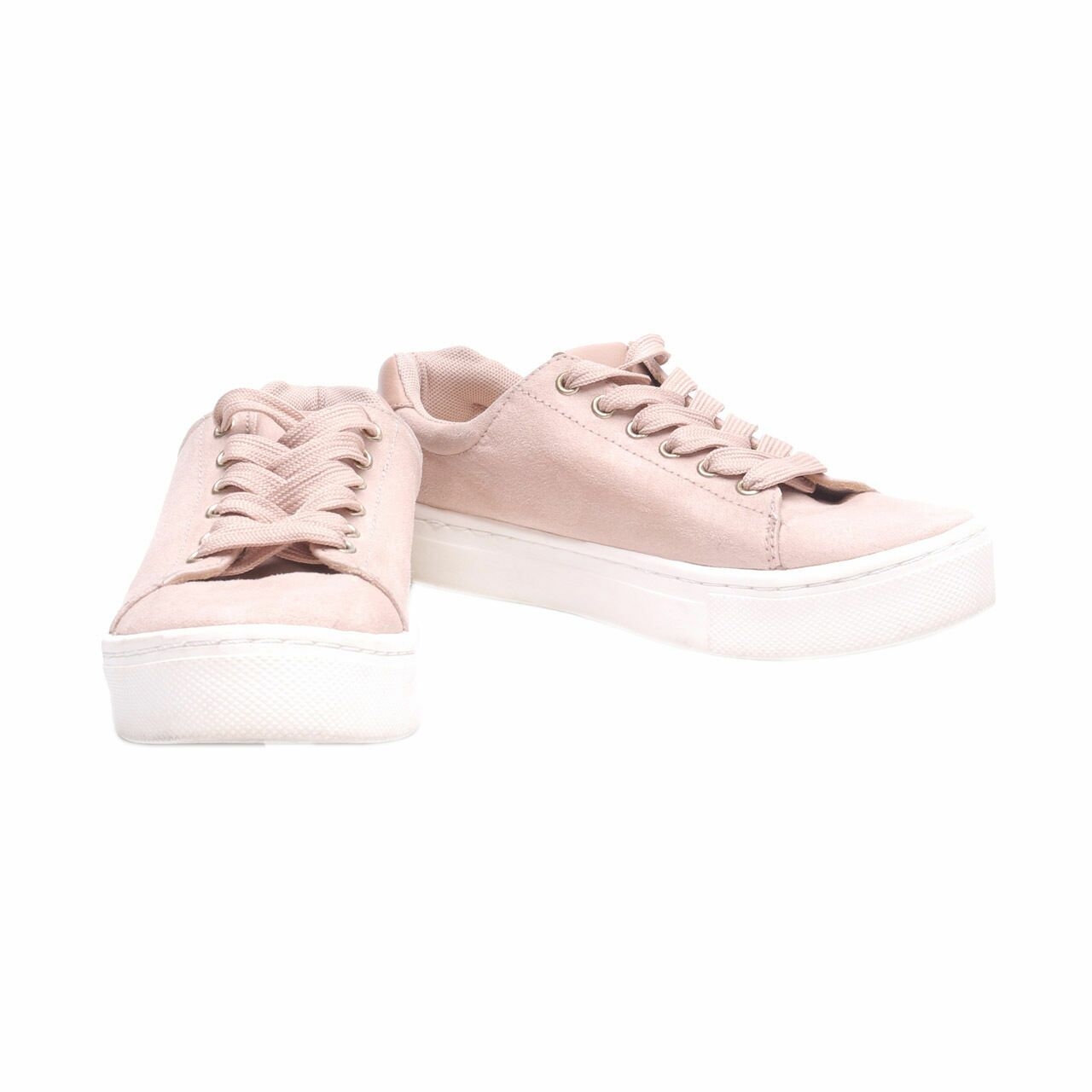 H&M Dusty Pink Suede Sneakers