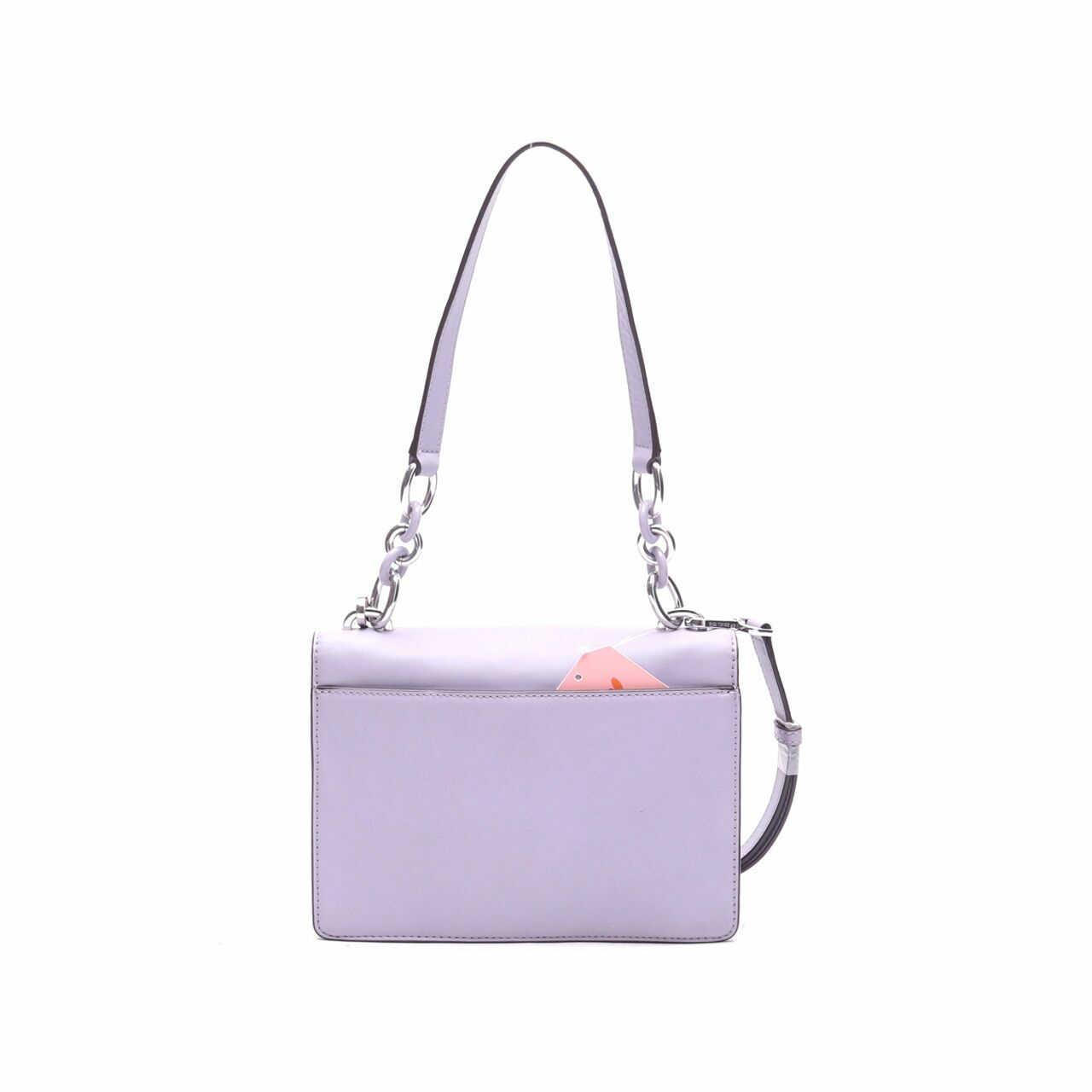 Michael Kors Cynthia Small Leather Lilac Flap Satchel Bag