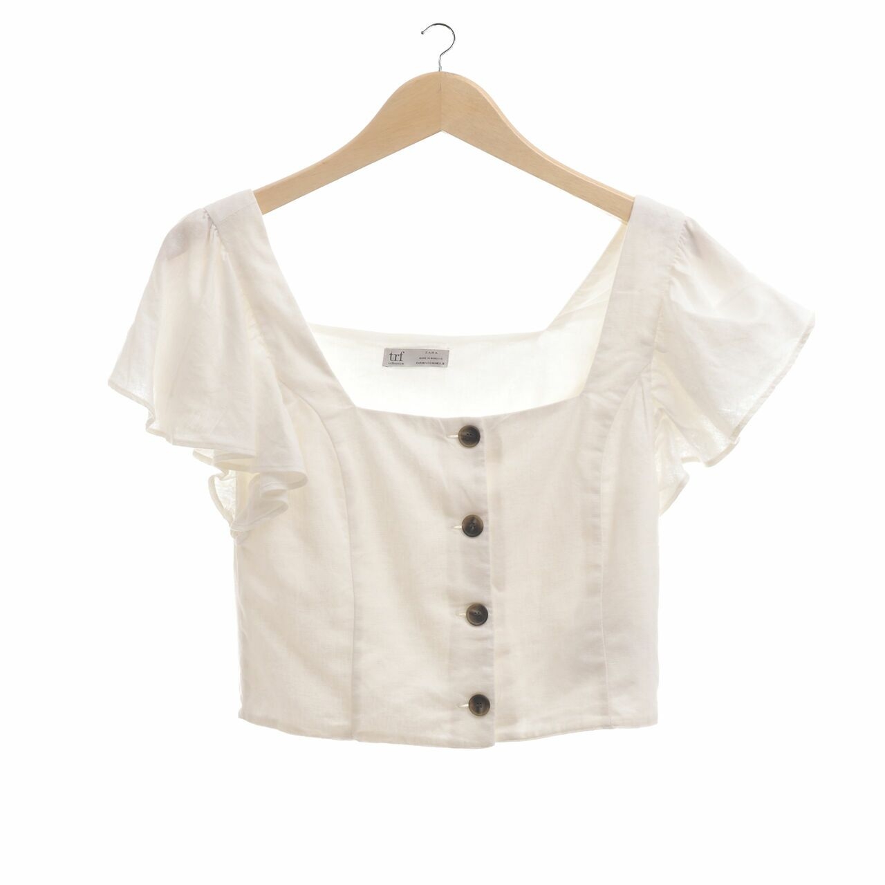 Zara White Blouse