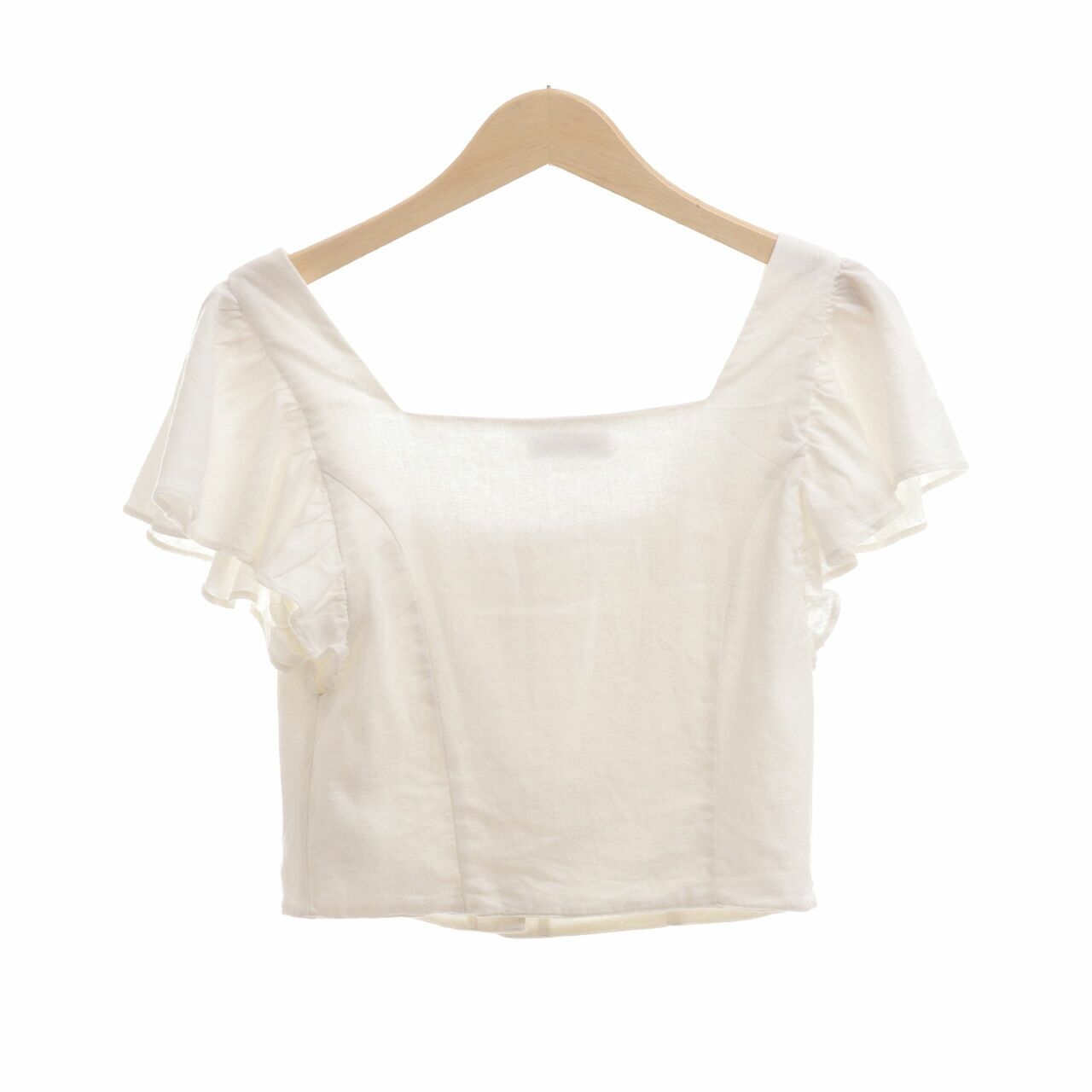 Zara White Blouse