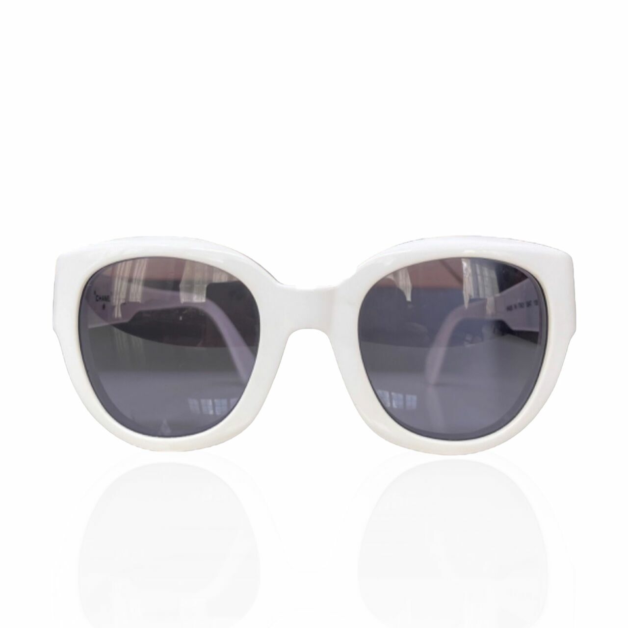 Chanel White Vintage Sunglasses