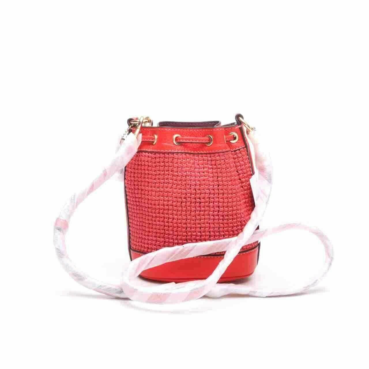 Coach C9955 Mini Dempsey Bucket Miami Red Sling Bag