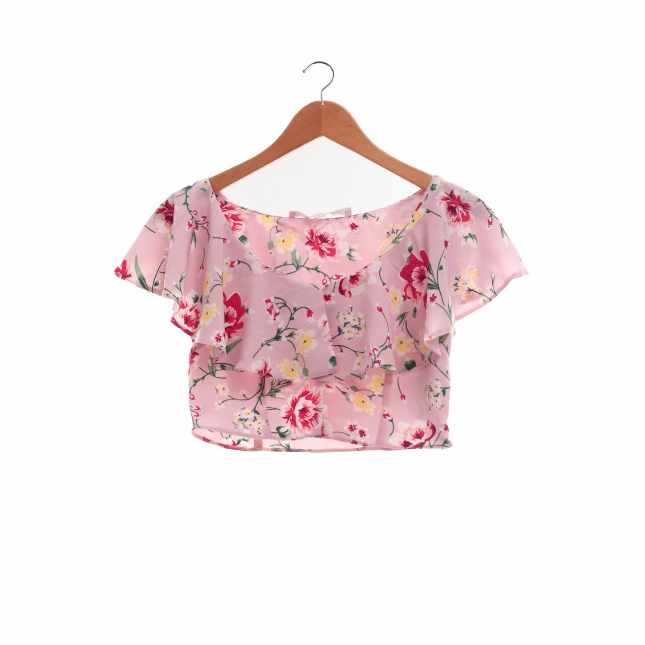 Miss Selfridge Pink Floral Blouse