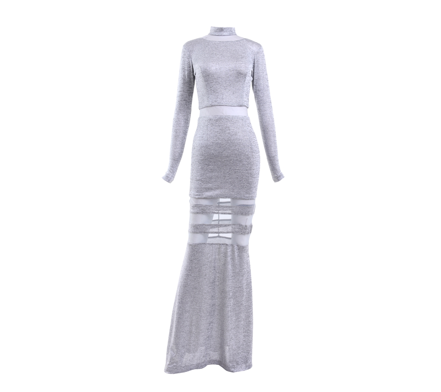 Private Collection Grey Long Dress