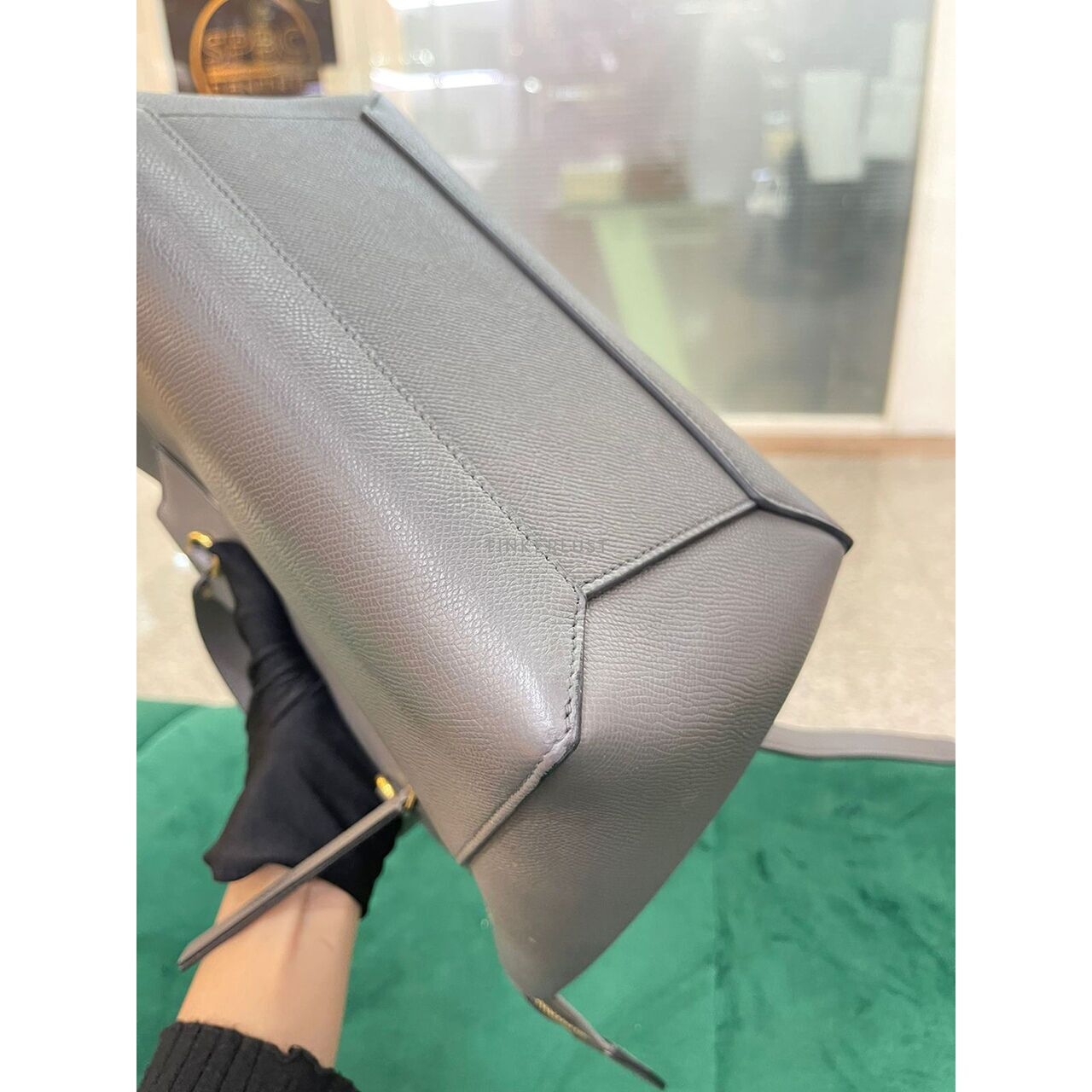 Celine Micro Beltbag Grey GHW 2019 Satchel Bag