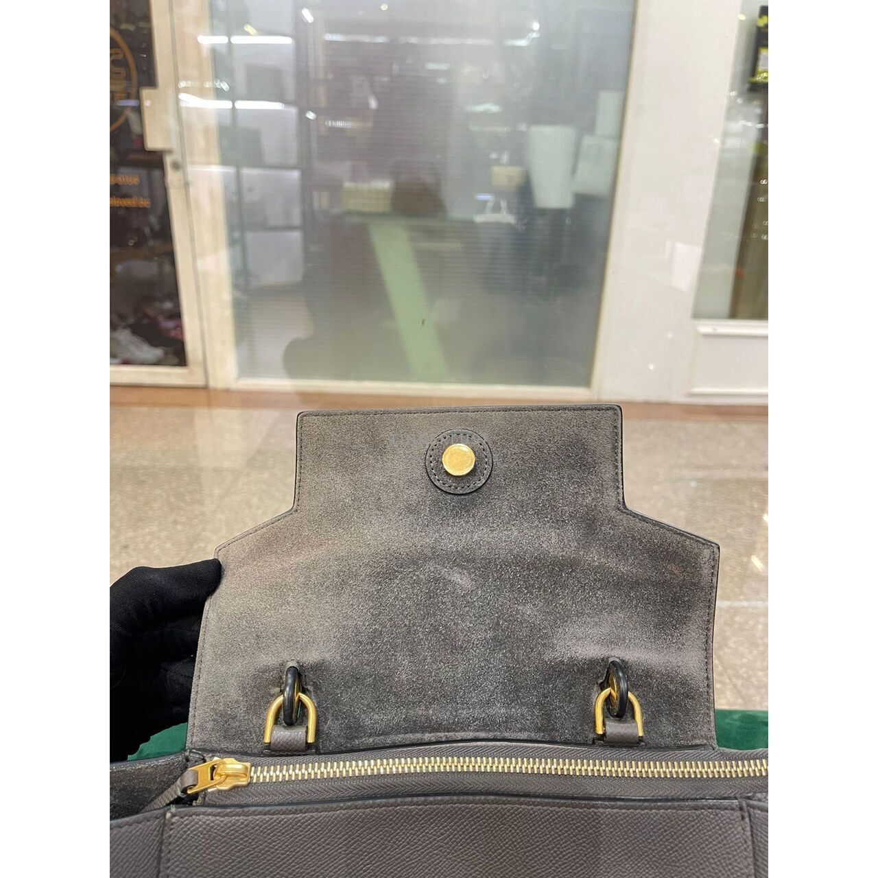 Celine Micro Beltbag Grey GHW 2019 Satchel Bag