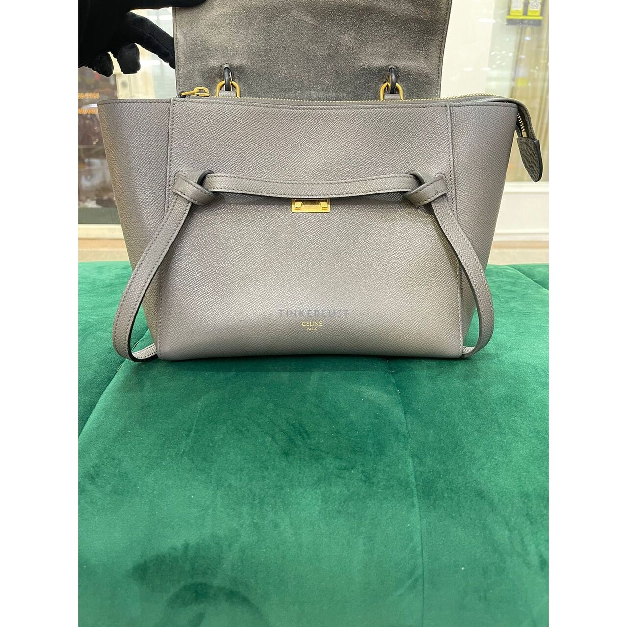 Celine Micro Beltbag Grey GHW 2019 Satchel Bag