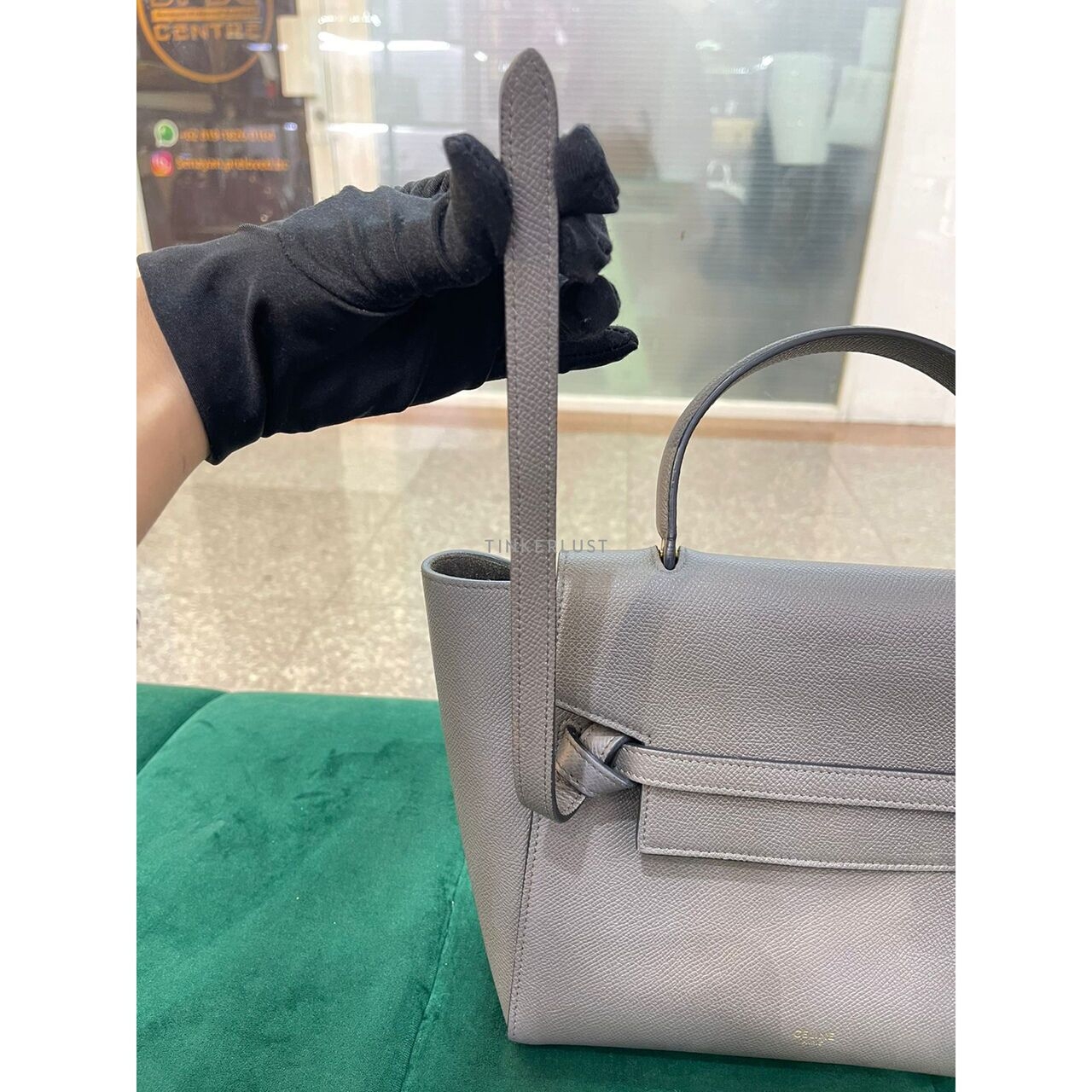 Celine Micro Beltbag Grey GHW 2019 Satchel Bag