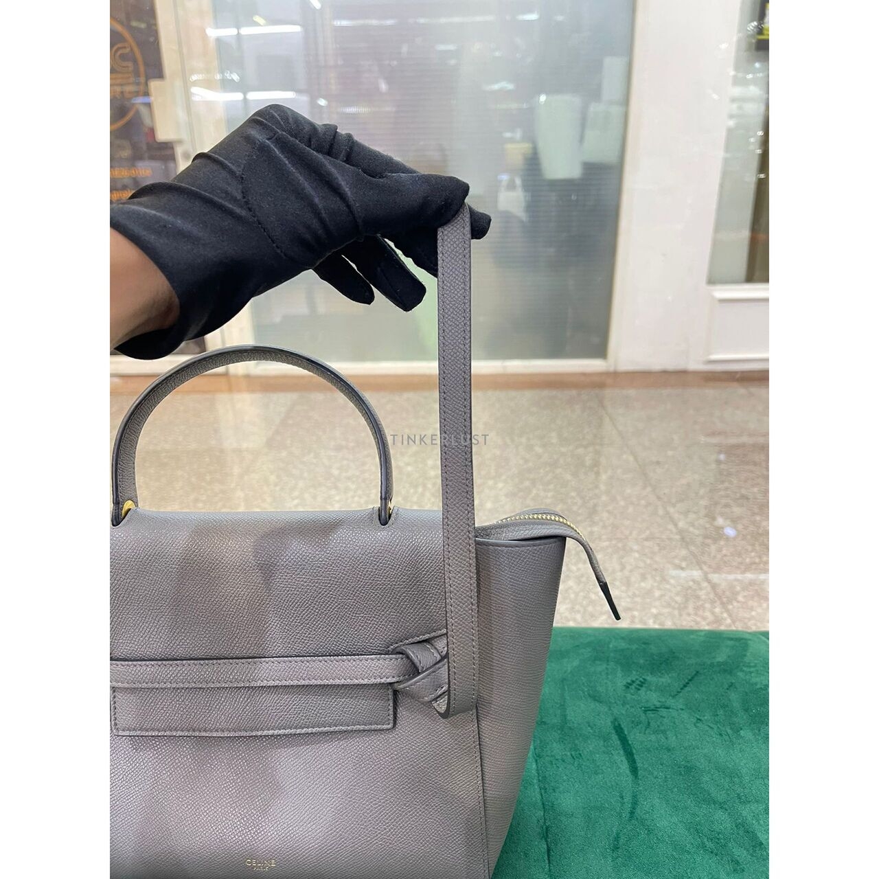 Celine Micro Beltbag Grey GHW 2019 Satchel Bag