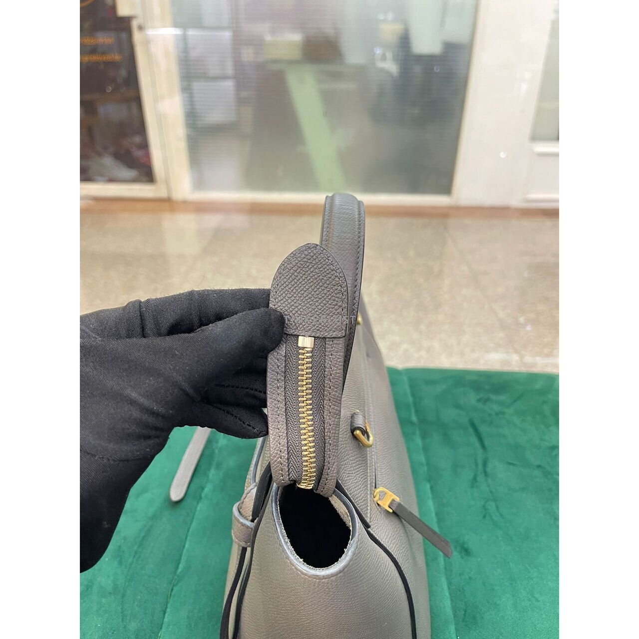 Celine Micro Beltbag Grey GHW 2019 Satchel Bag