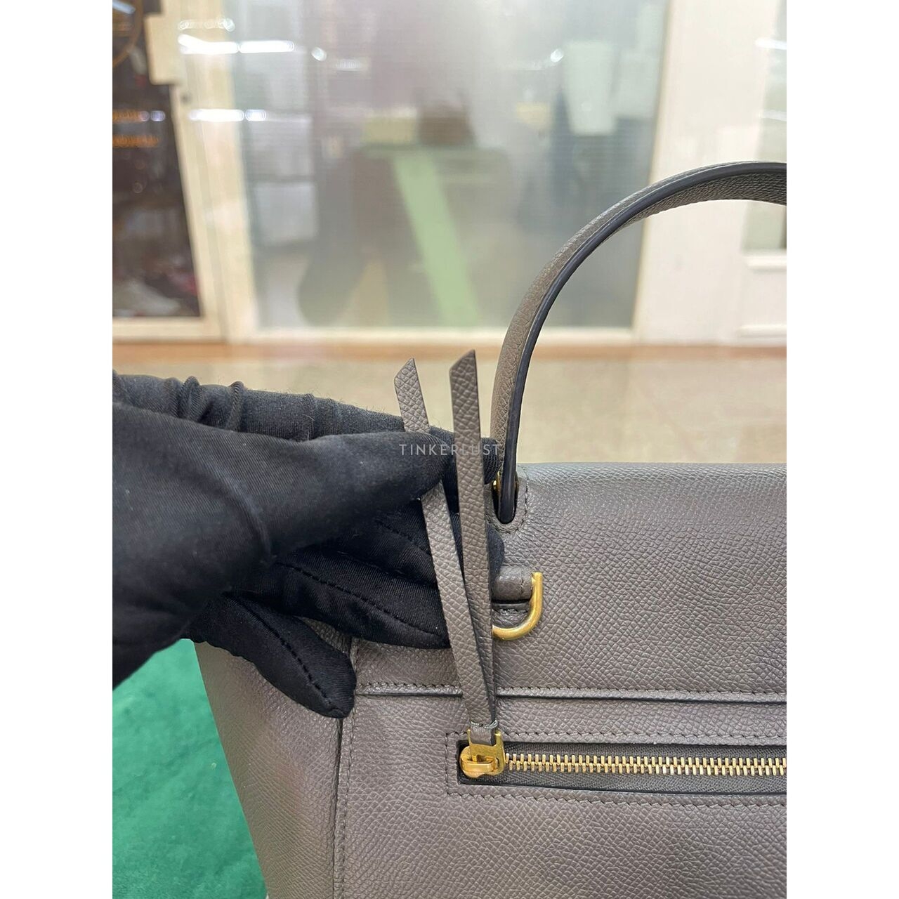 Celine Micro Beltbag Grey GHW 2019 Satchel Bag