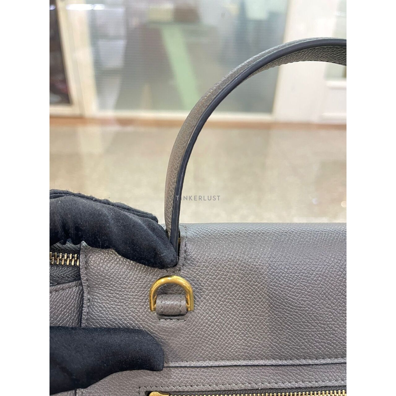 Celine Micro Beltbag Grey GHW 2019 Satchel Bag