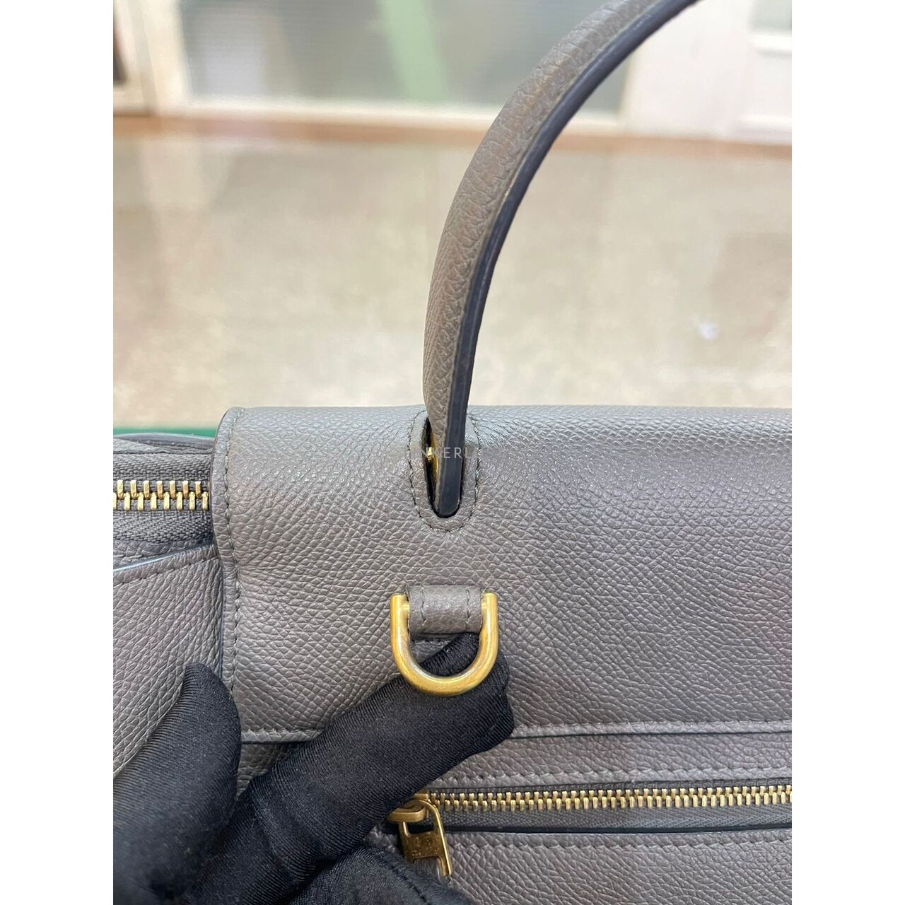 Celine Micro Beltbag Grey GHW 2019 Satchel Bag