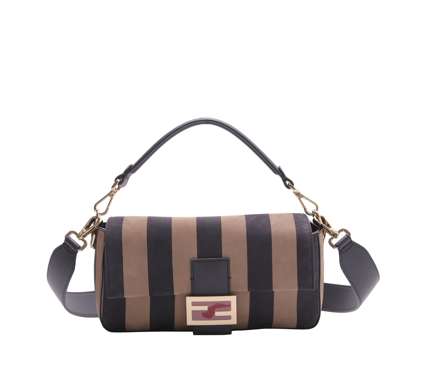 Fendi Black & Brown Sling Bag