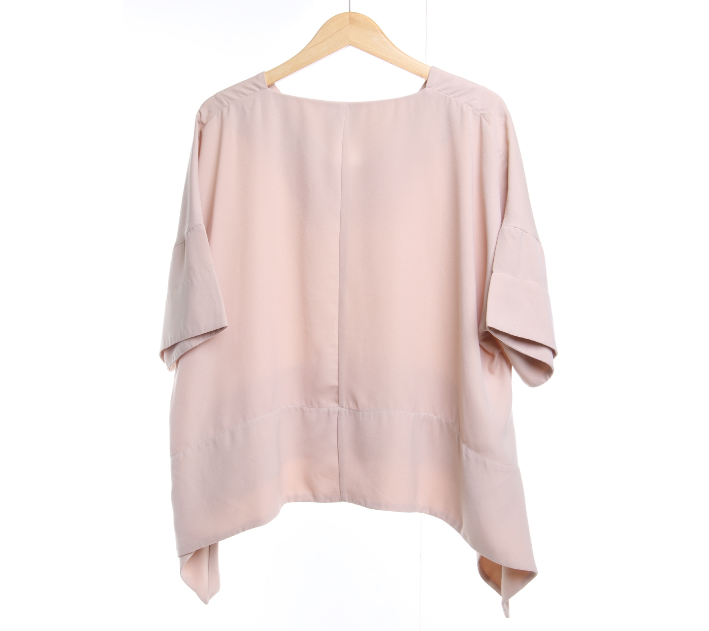 Cotton Ink Beige V-Neck Blouse