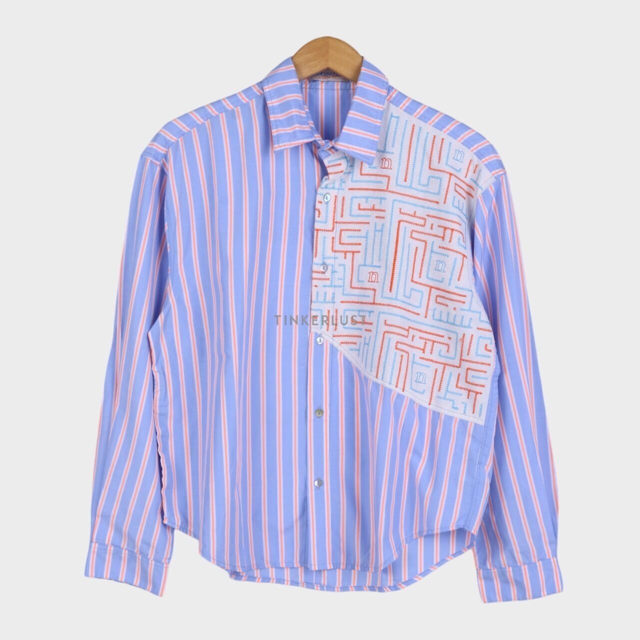 Nonaetal x Tities Sapoetra Blue Stripes Shirt