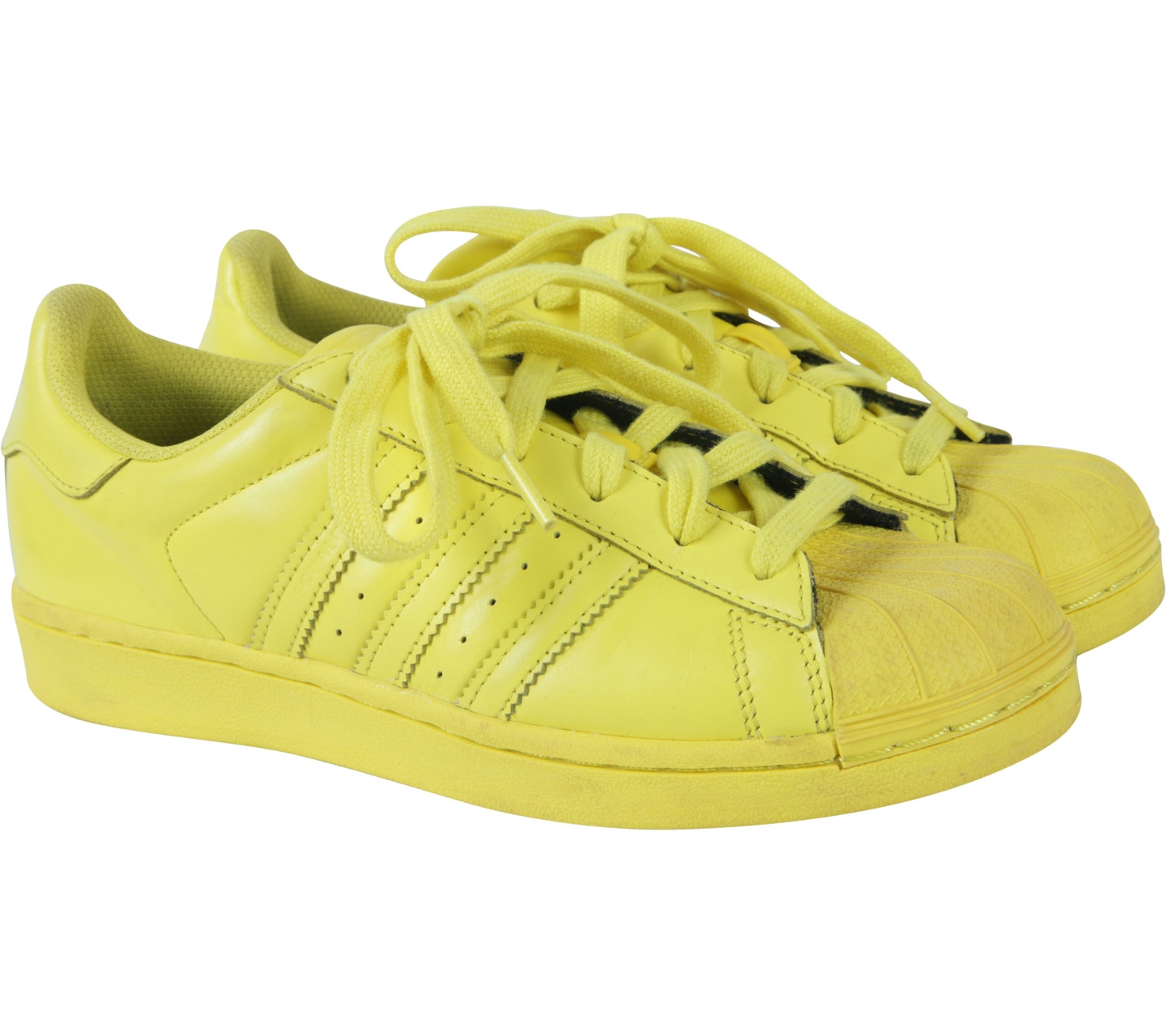 Adidas Yellow Superstar Supercolor Pack Sneakers