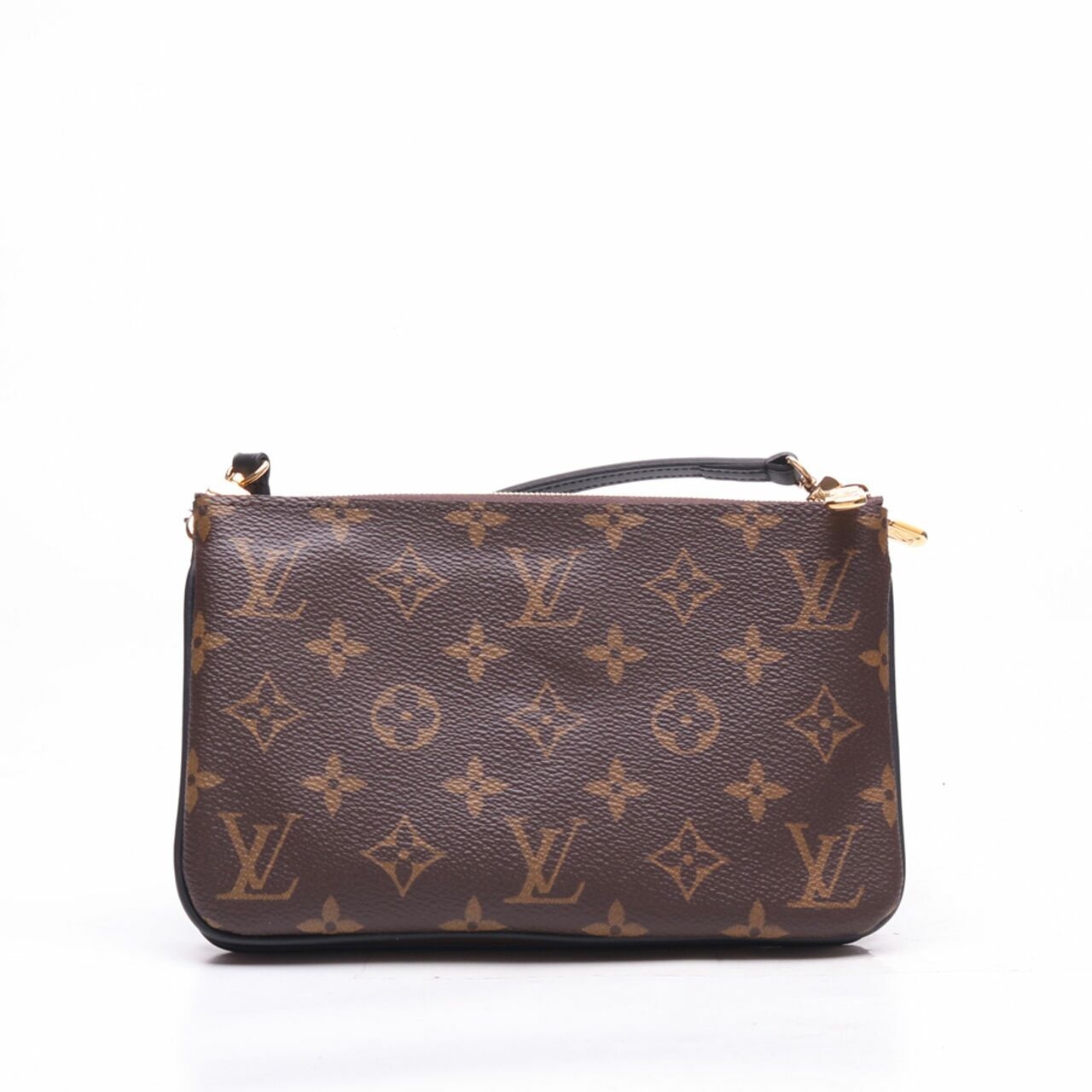 Louis Vuitton Monogram Giant Reverse Canvas Double Zip Pochette Bag