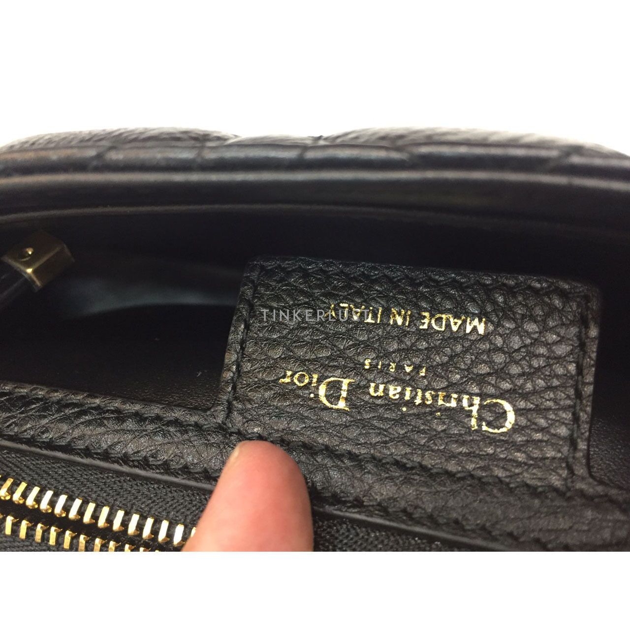 Christian Dior Caro Medium Calfskin Black GHW 2024 Shoulder Bag