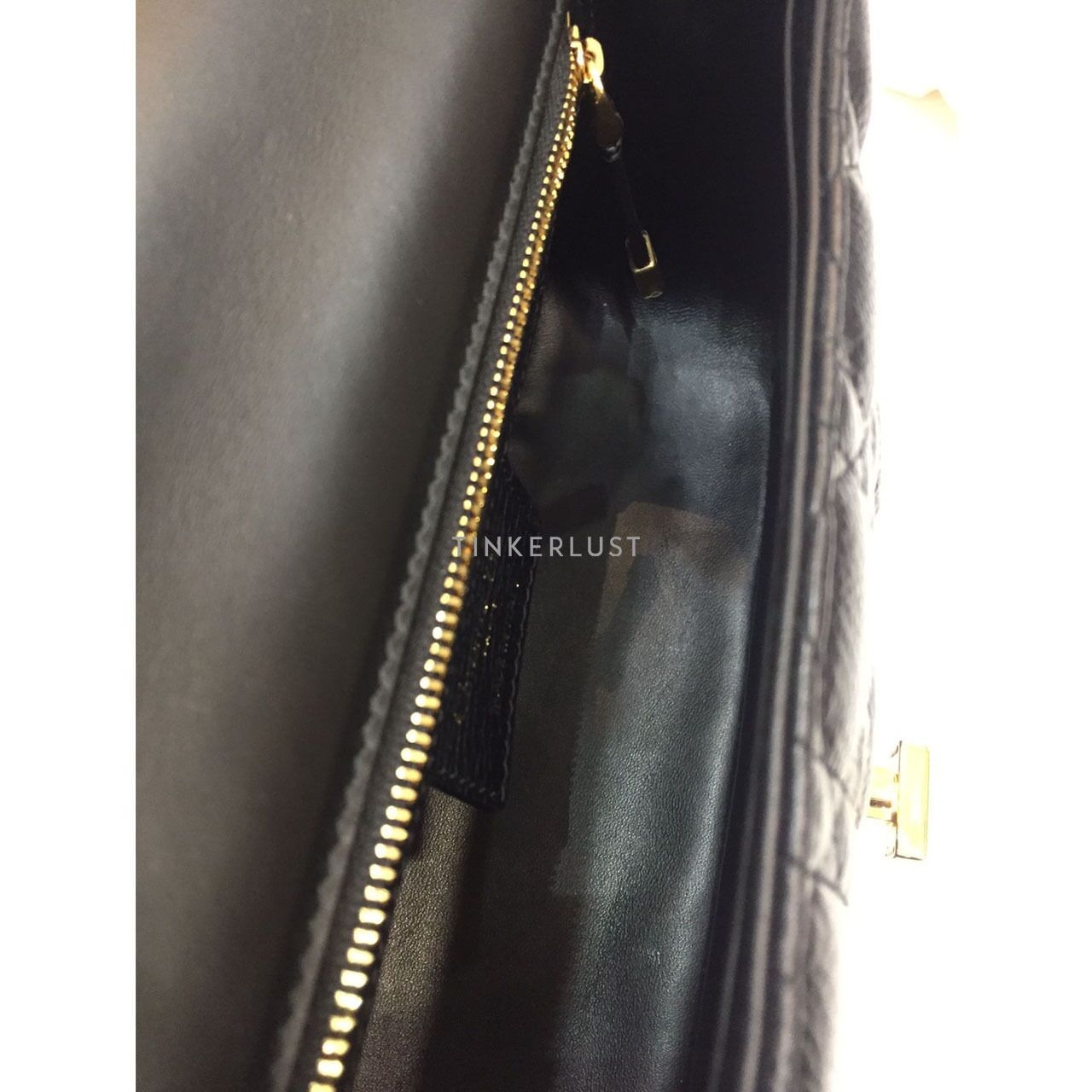 Christian Dior Caro Medium Calfskin Black GHW 2024 Shoulder Bag