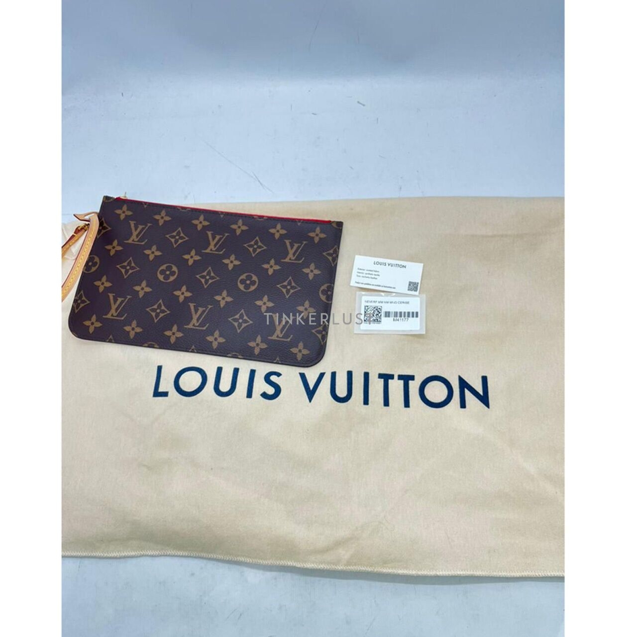 Louis Vuitton Neverfull Monogram MM Cerise Chip Tote Bag