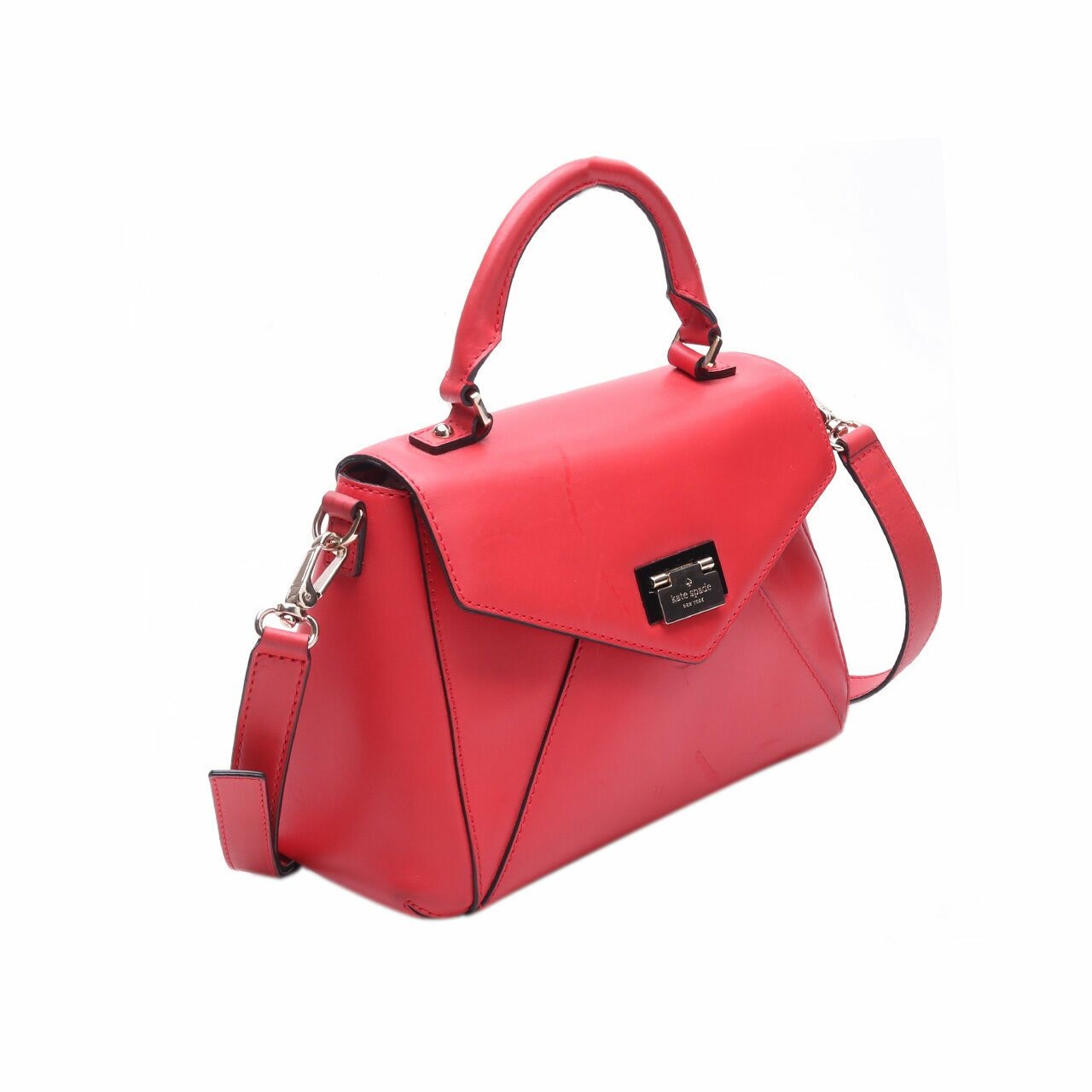 Kate Spade Red Leather Satchel