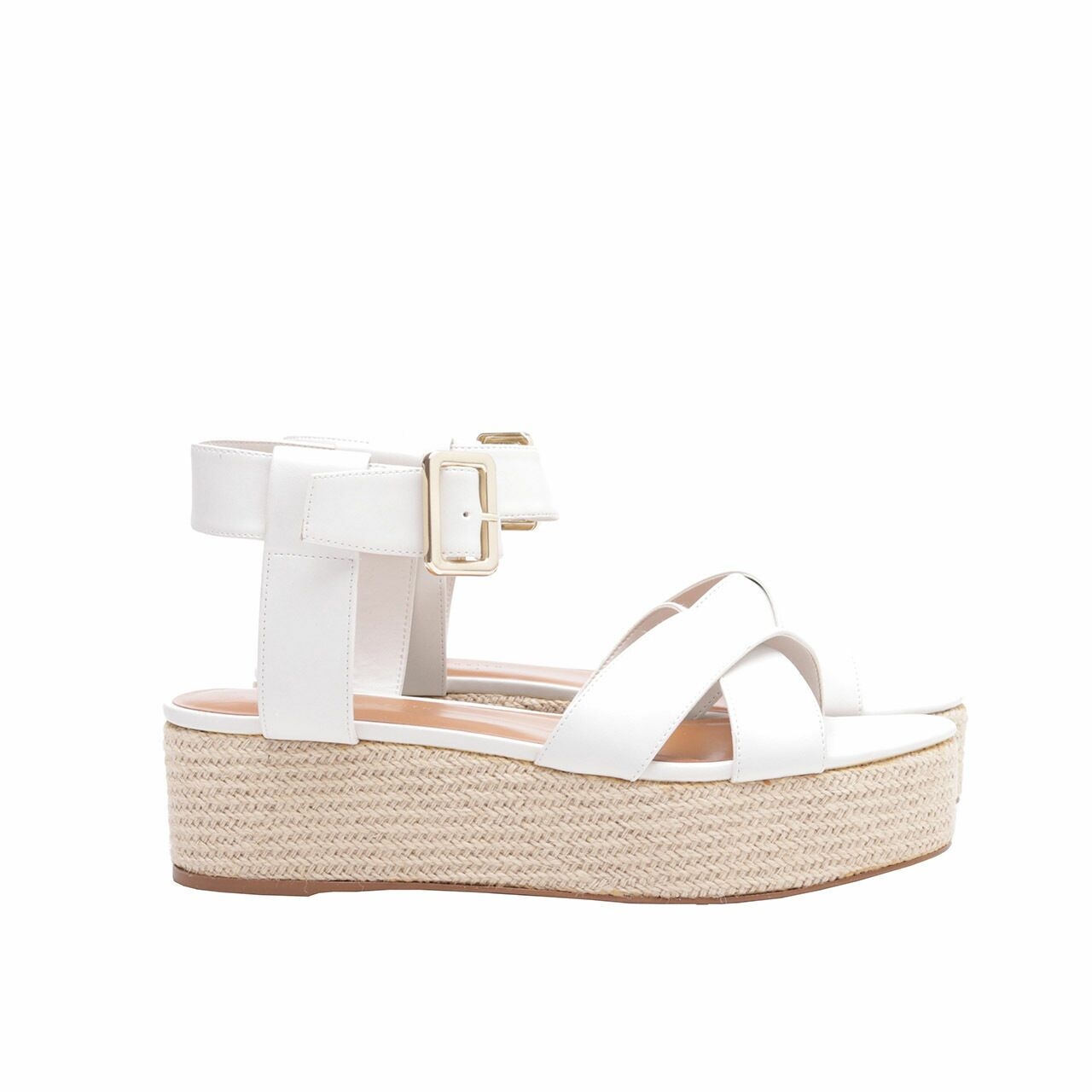 Charles & Keith White Wedges