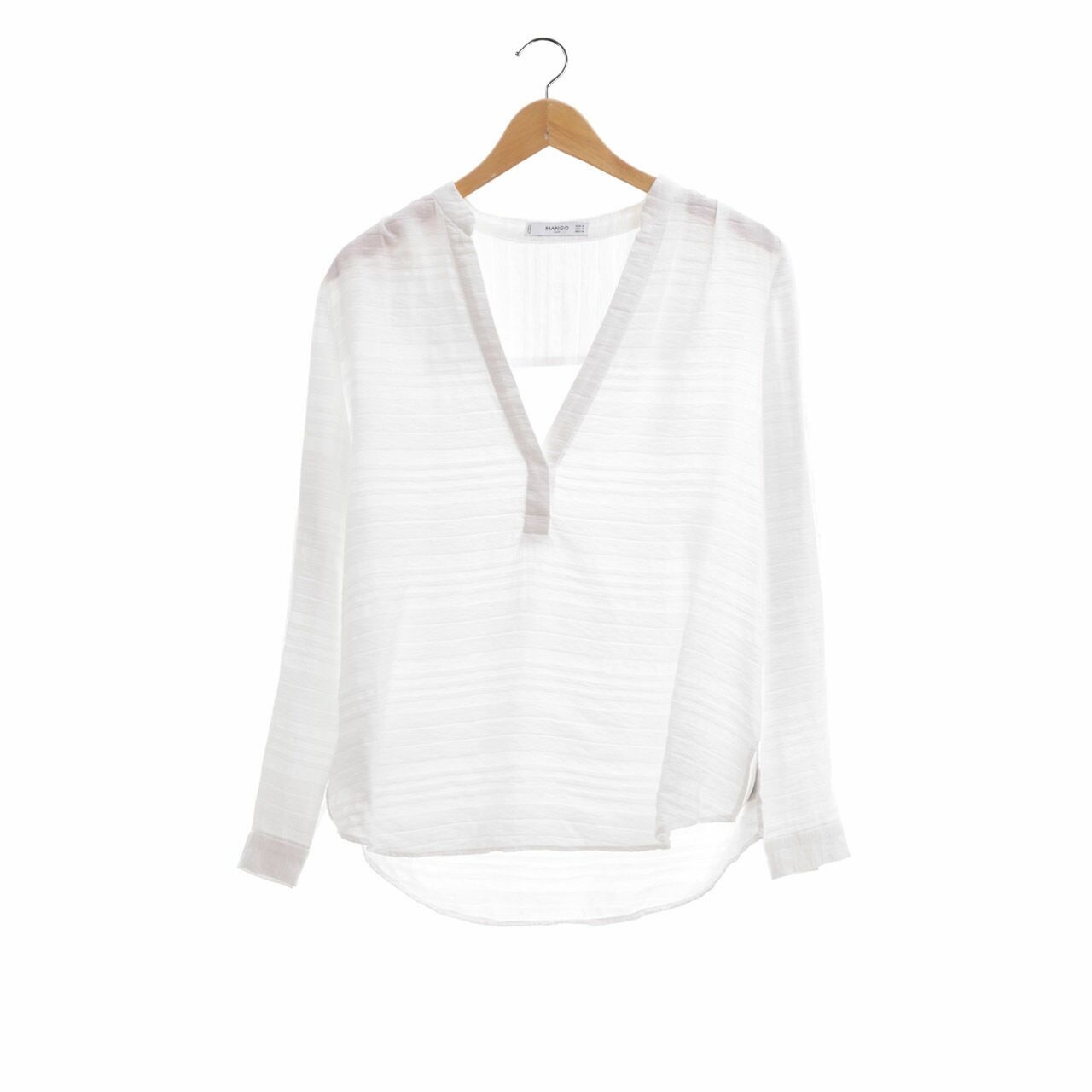 Mango White Blouse