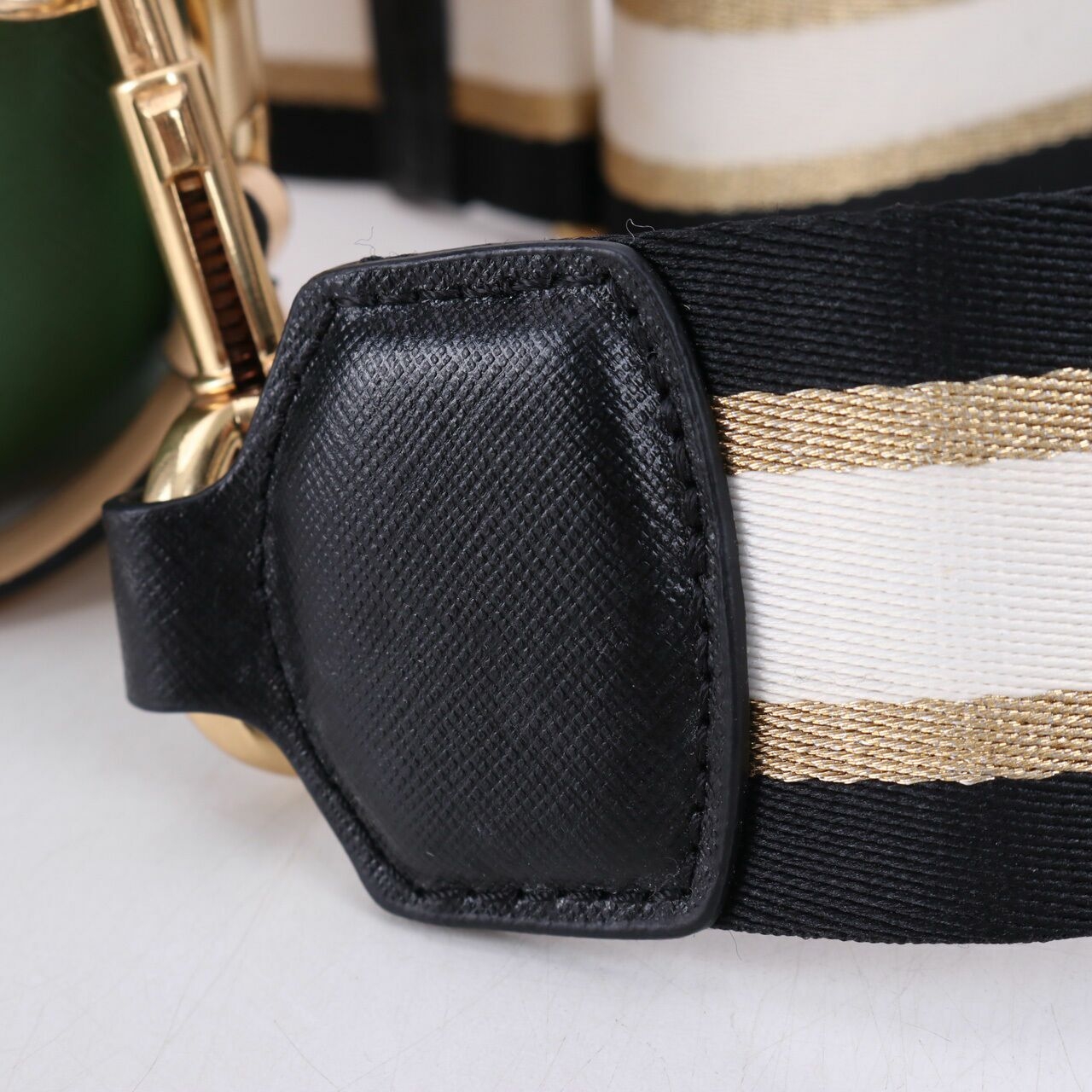 Marc Jacobs Green & Cream Snapshot Sling Bag