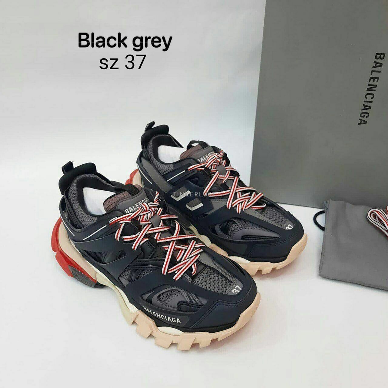 Balenciaga Track 2 Sneakers Black & Grey Sneakers