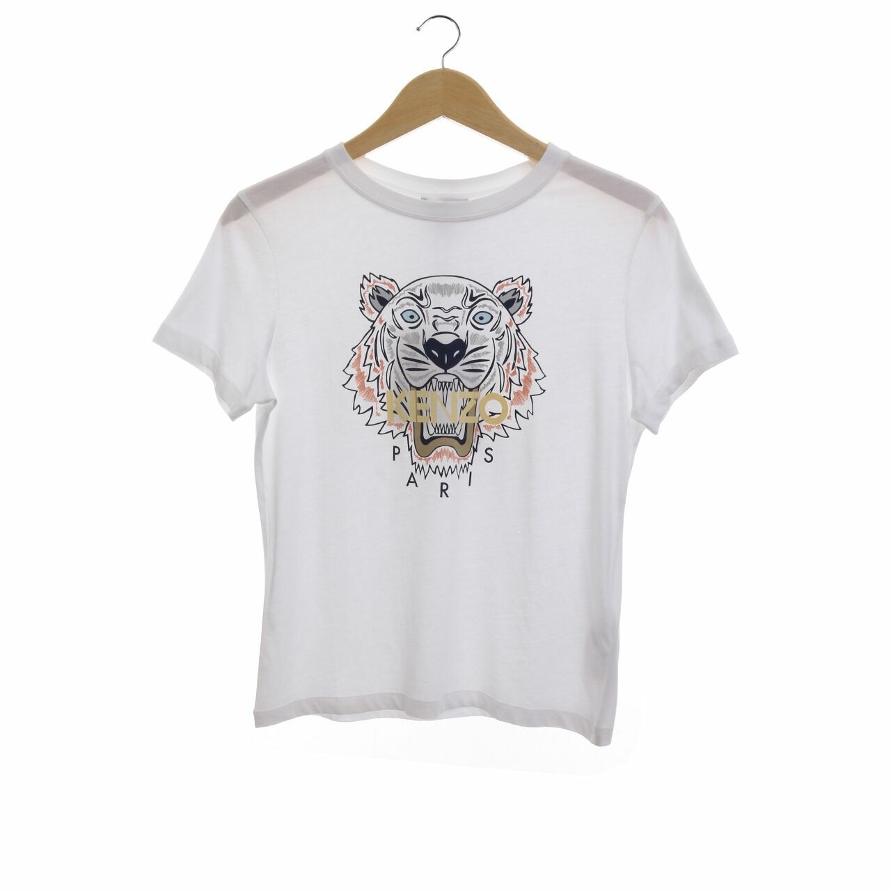 Kenzo Women Classic Tiger Tshirt In White