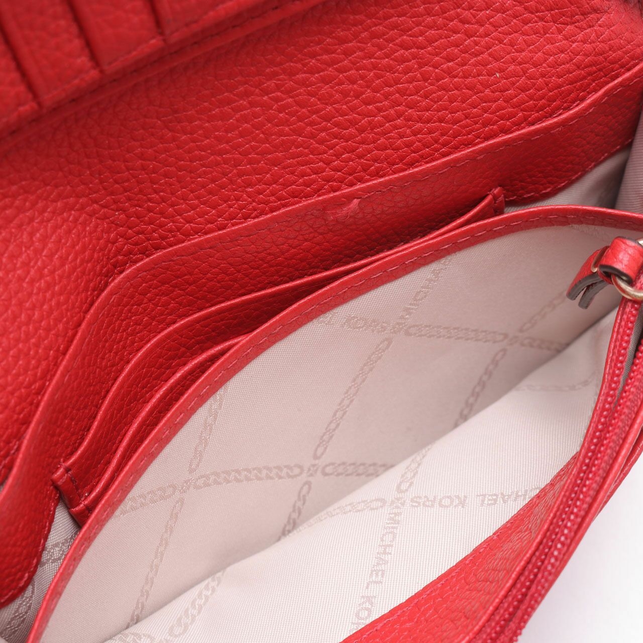 Michael Kors Red Convertible Sling Bag	