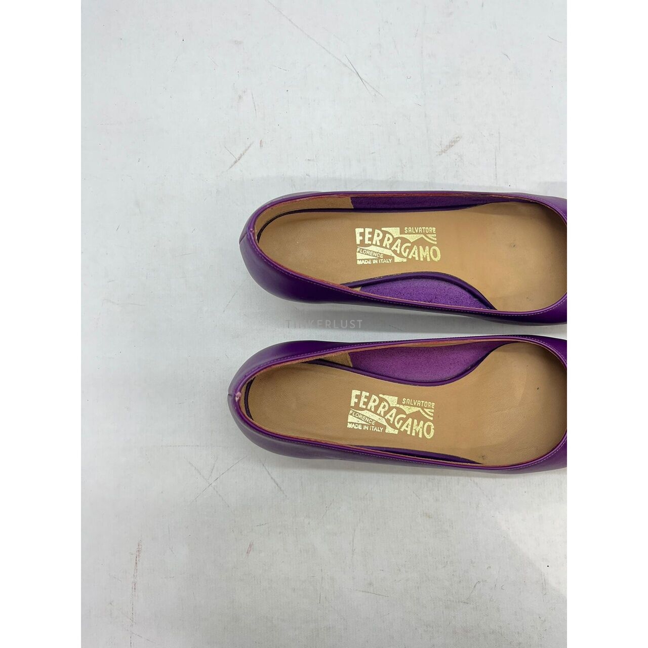 Salvatore Ferragamo Vara Pump Violet Heels