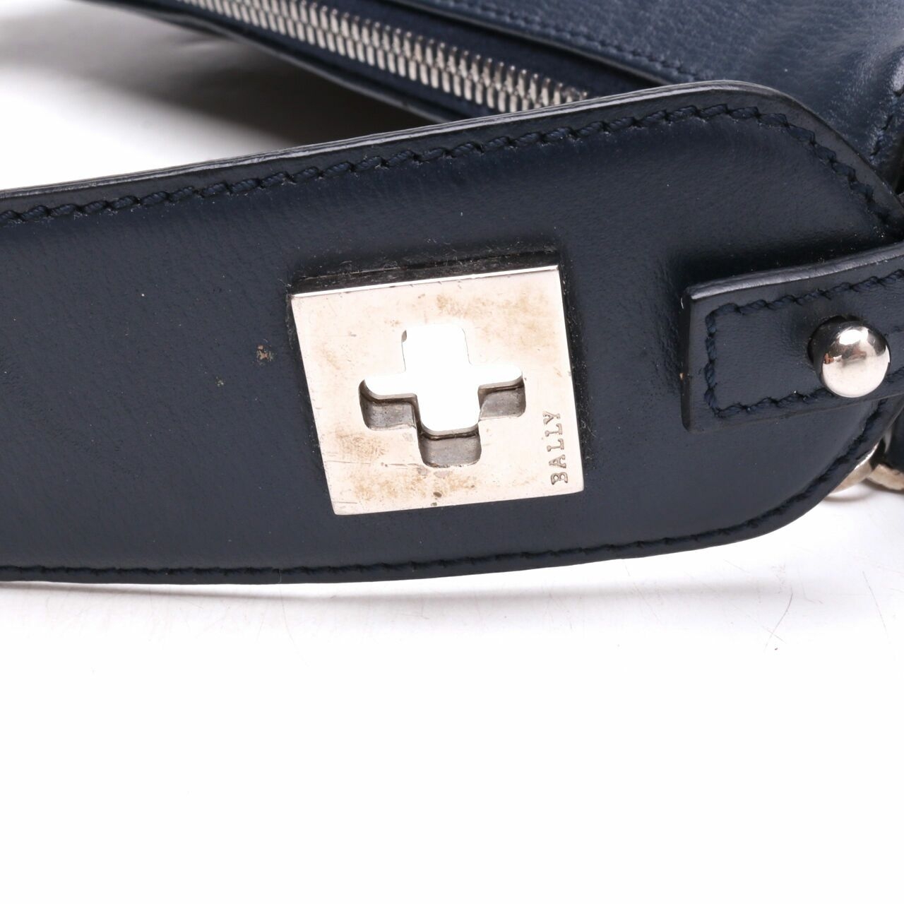 Bally Navy Shoulder Bag