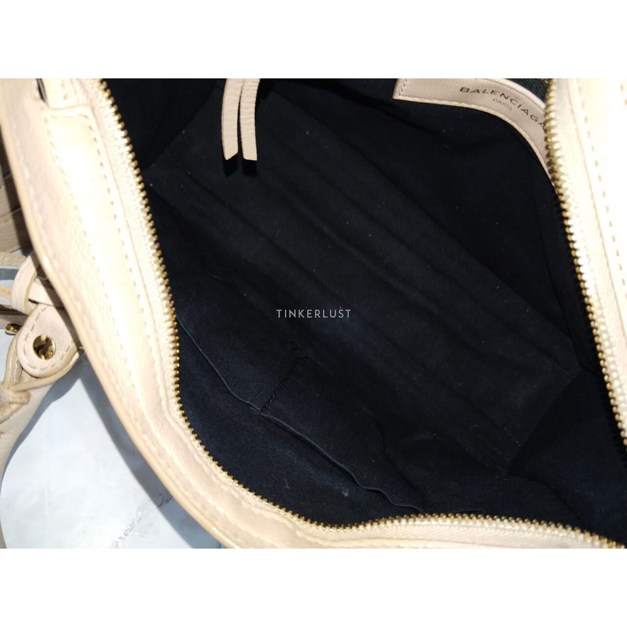 Balenciaga Small City Edge Beige GHW 2018 Satchel