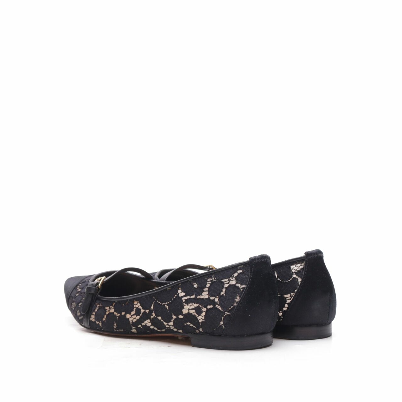 Tory Burch Black Flats