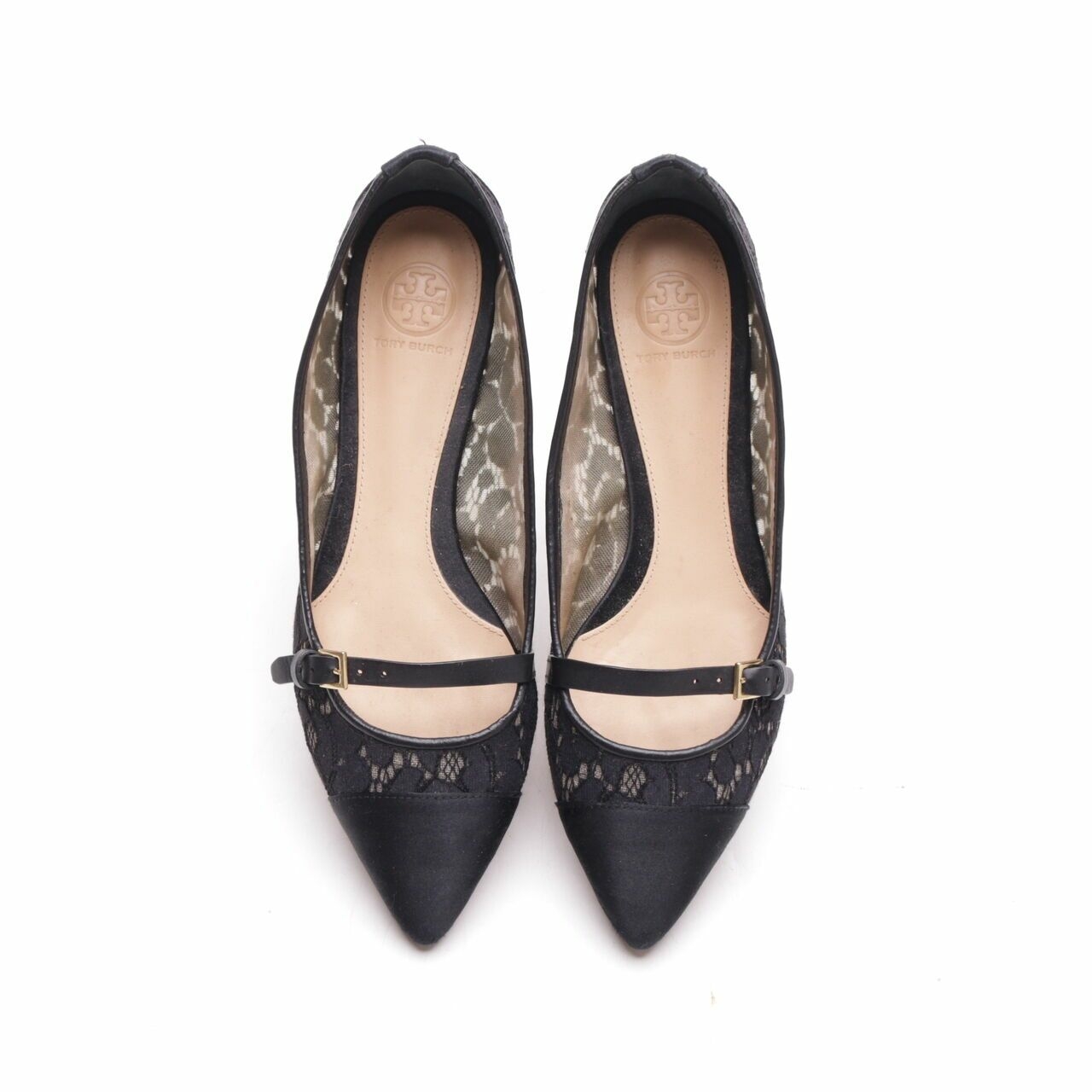 Tory Burch Black Flats