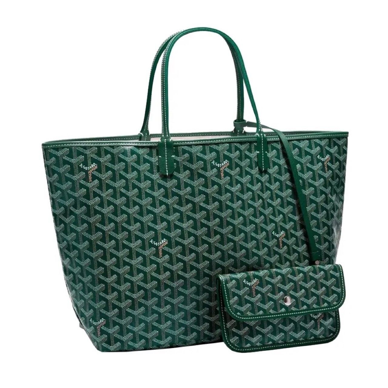 Goyard Green Tote Bag