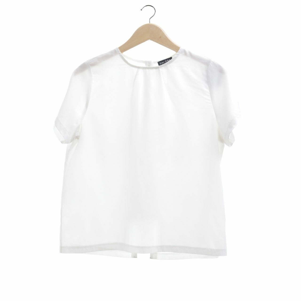 Zalora White Blouse