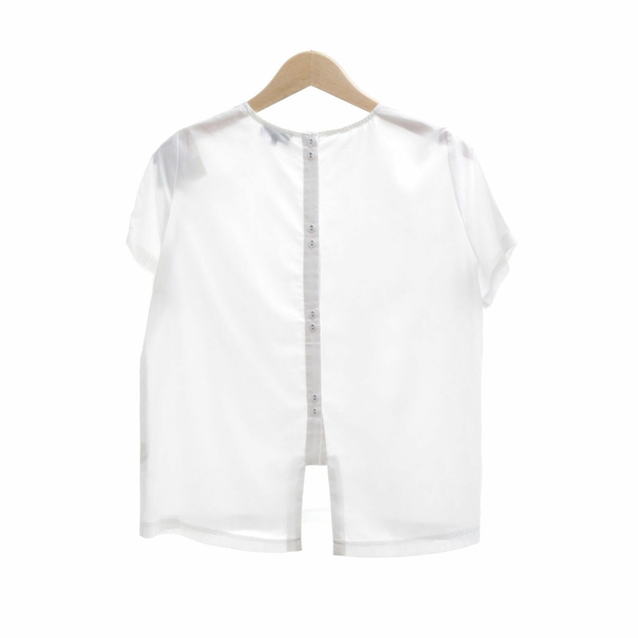 Zalora White Blouse