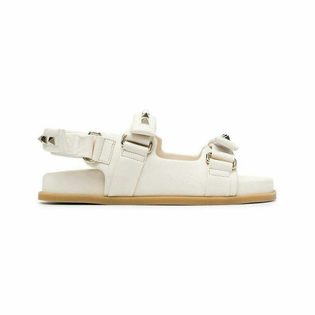 Rockstud Dad Sandal Light Ivory