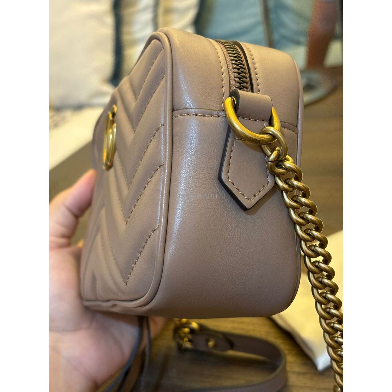 Gucci Marmont Cambage Nude Sling Bag