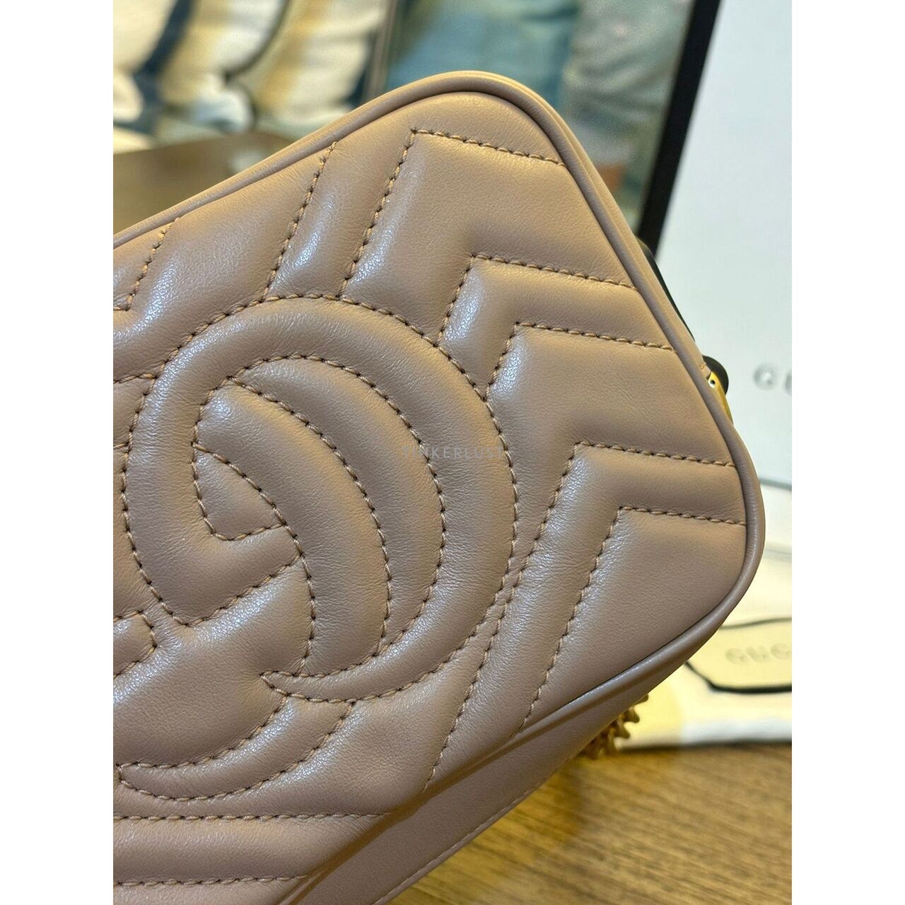 Gucci Marmont Cambage Nude Sling Bag