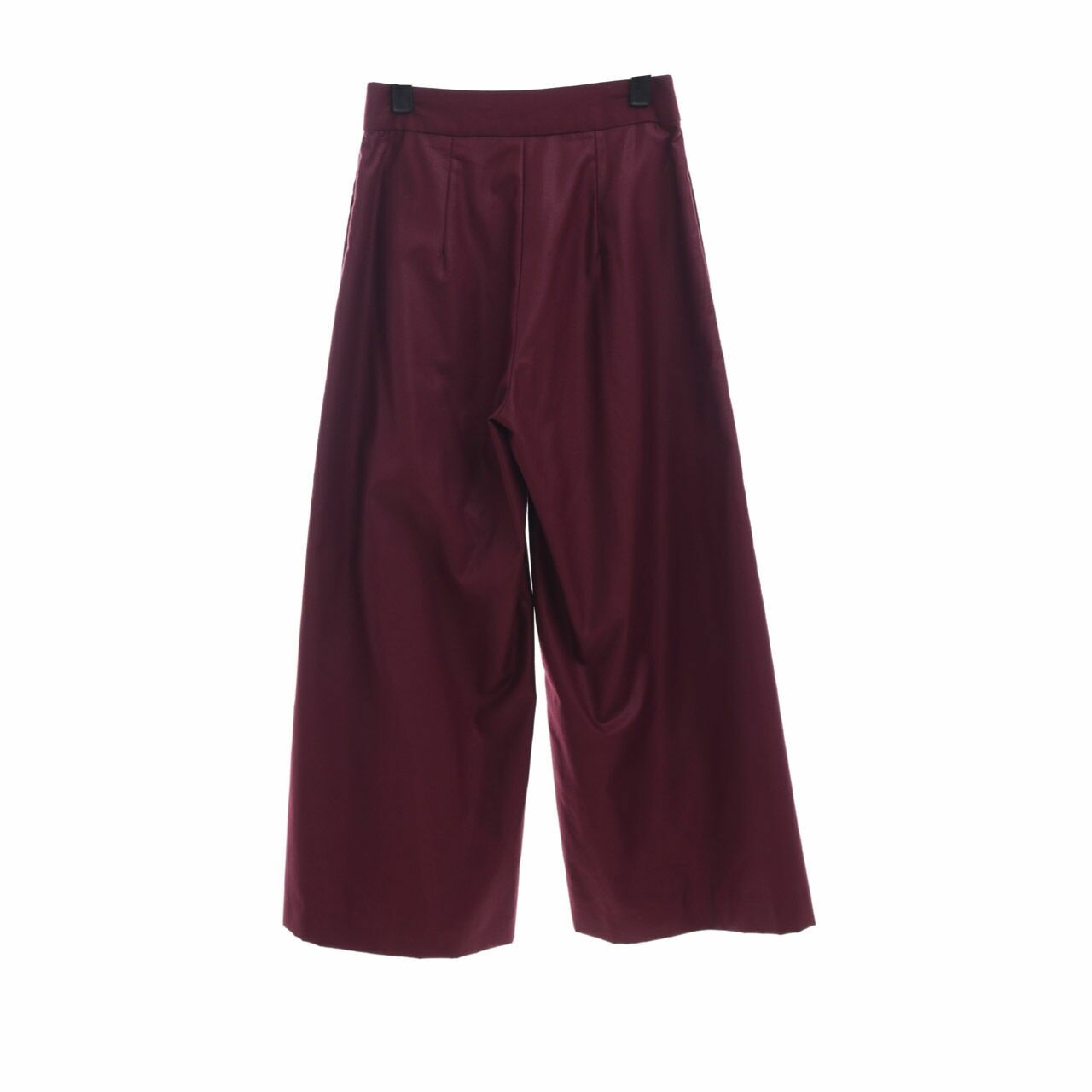 Ciel Maroon Culottes Long Pants