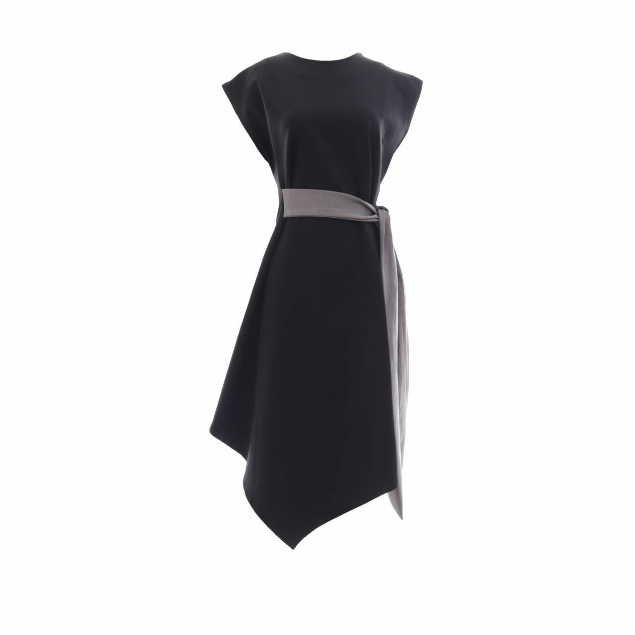 Nore Black Midi Dress